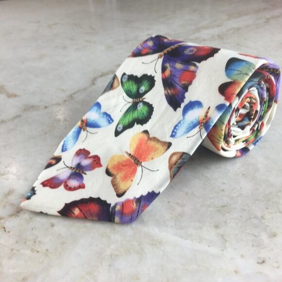 BRITE TIES COTTON TIE (BUTTERFLY PATTERN) - Picture 12 of 13